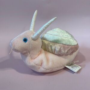 Swirly The Pastel Coloured Snail 5th Generation 1999 Retired Ty Beanie Baby